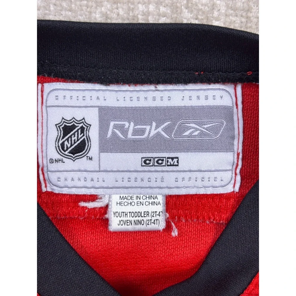 Reebok CCM NHL Chicago Blackhawks Toddler Jersey Red 2-4T Hockey Fan Apparel